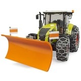 bruder Claas Axion 950 con catene da neve e lama spazzaneve, Veicolo modello 