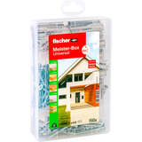 fischer Scatola Maestro Universale + viti, Tassello grigio chiaro