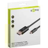 goobay Cavo adattatore USB, connettore USB-C > connettore DisplayPort, 4K 60Hz Nero