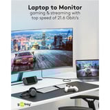 goobay Cavo adattatore USB, connettore USB-C > connettore DisplayPort, 4K 60Hz Nero