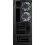 ARCTIC Xtender Black (Tinted Glass) Midi Tower Nero, Chassis Tower Nero (opaco), Midi Tower, PC, Nero, EATX, Metallo, Vetro temperato, Gaming