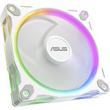 ASUS Prime MR120 Fan ARGB Reverse White 3in1 Case per computer Ventilatore 12 cm Bianco 3 pz, Ventola bianco, Ventilatore, 12 cm, 1600 Giri/min, Bianco