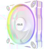 ASUS Prime MR120 Fan ARGB Reverse White 3in1 Case per computer Ventilatore 12 cm Bianco 3 pz, Ventola bianco, Ventilatore, 12 cm, 1600 Giri/min, Bianco