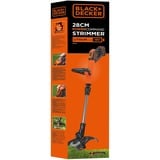 BLACK+DECKER STC1820CM-QW decespugliatore e tagliabordi Batteria Nero, Arancione, Argento arancione /Nero, 1,6 mm, 9 m, 7400 Giri/min, Nero, Arancione, Argento, Batteria, 18 V