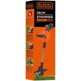 BLACK+DECKER STC1820CM-QW decespugliatore e tagliabordi Batteria Nero, Arancione, Argento arancione /Nero, 1,6 mm, 9 m, 7400 Giri/min, Nero, Arancione, Argento, Batteria, 18 V