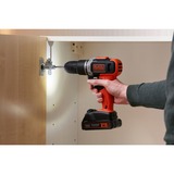 BLACK+DECKER Trapano avvitatore a percussione a batteria BCKSB02, 18 volt, Cordless arancione /Nero