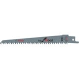 Bosch 2608650551 Sabre saw blade Acciaio al carbonio (HCS) 100pezzo(i), Lama per sega Sabre saw blade, Truciolare, Plastica, Legno compensato, Legno, Acciaio al carbonio (HCS), 4,3 mm, 15 cm, 100 pezzo(i)