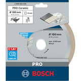 Bosch 2 608 602 635 180mm 1pezzo(i) lama circolare Piastrelle morbide in ceramica, 18 cm, 2,54 cm, 2,2 mm, 1 pezzo(i)