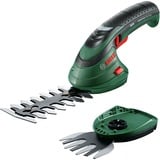 Bosch Isio Doppia lama 500 g, Forbici per erba verde/Nero, 12 cm, Doppia lama, 2,5 m/s², 1,5 m/s², Batteria, 3,6 V