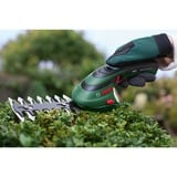 Bosch Isio Doppia lama 500 g, Forbici per erba verde/Nero, 12 cm, Doppia lama, 2,5 m/s², 1,5 m/s², Batteria, 3,6 V