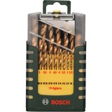 Bosch Prom 19-tlg. Metallbohrer HSS-TiN| 2607017152 Set di punte per trapano 19 pz, Drill bit set verde, Trapano, Set di punte per trapano, Metallo, 448 g, 164 mm, 88 mm