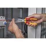 Bosch Valigetta elettricista VDE, 37 pezzi, Set di strumenti rosso/Giallo
