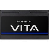 Chieftec Vita Netzteil 850W 80+Bronze - PC-/Server Netzteil - 14,17 min alimentatore per computer 20+4 pin ATX PS/2 Nero, Alimentatore PC Nero, 17 min, 850 W, 100 - 240 V, Attivo, 20+4 pin ATX, 65 cm, 450 mm