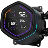 Cooler Master MasterLiquid Core Digital Nex 240 ARGB, Raffreddamento ad acqua Nero