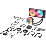 Corsair iCUE LINK TITAN 240 RX LCD RGB, Raffreddamento ad acqua Nero