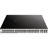 D-Link DGS-1210-52MP Gestito L2 Gigabit Ethernet (10/100/1000) Supporto Power over Ethernet (PoE) Nero, Grigio, Interruttore Gestito, L2, Gigabit Ethernet (10/100/1000), Full duplex, Supporto Power over Ethernet (PoE)