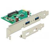 DeLOCK Scheda PCIe x1 a 2x USB 3.2 Gen 1 est., Controller USB 