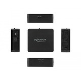 DeLOCK Splitter S/PDIF TOSLINK 1 In 3 Out, con alimentazione USB, Splitter & Switches Nero