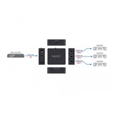 DeLOCK Splitter S/PDIF TOSLINK 1 In 3 Out, con alimentazione USB, Splitter & Switches Nero