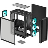 DeepCool R-CC560-BKGAA4-G-2, Chassis Tower Nero