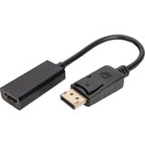 Digitus Adattatore / Convertitore DisplayPort > HDMI Nero