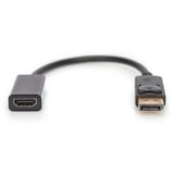 Digitus Adattatore / Convertitore DisplayPort > HDMI Nero