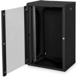 Digitus Alloggiamento a parete serie Unique - 600x450 mm (LxP), IT armadio Nero, Da parete, 100 kg, Nero