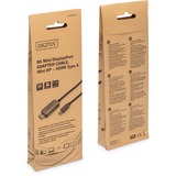 Digitus Cavo adattatore mini DisplayPort > HDMI 8K Nero