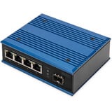Digitus Switch PoE Gigabit 4P Ind. Non gestito 1xSFP, Interruttore 