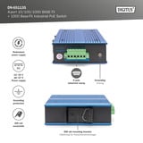 Digitus Switch PoE Gigabit 4P Ind. Non gestito 1xSFP, Interruttore 
