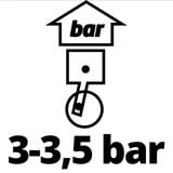 EINHELL 4133030 Irroratore di vernice 0,6 L, Pistola a spruzzo argento, Pittura, 0,6 L, 3 bar, 3,5 bar, Argento, 600 g