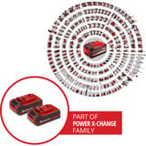EINHELL Batteria Power-X-Change TWIN-PACK 18Volt 4,0Ah rosso/Nero