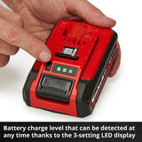 EINHELL Batteria Power-X-Change TWIN-PACK 18Volt 4,0Ah rosso/Nero