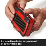 EINHELL Batteria Power-X-Change TWIN-PACK 18Volt 4,0Ah rosso/Nero
