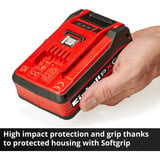 EINHELL Batteria Power-X-Change TWIN-PACK 18Volt 4,0Ah rosso/Nero