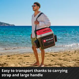 EINHELL Power X-Change TE-COL 18/27 Li-Solo, Scatola cool Nero/Rosso