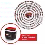 EINHELL Power X-Change TE-COL 18/27 Li-Solo, Scatola cool Nero/Rosso