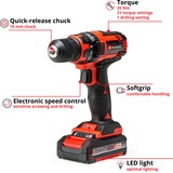 EINHELL TC-CD 18/35 Li, 4513914, Trapano avvitatore rosso/Nero
