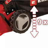 EINHELL Tosaerba a benzina GC-PM 46/5 S, Rasaerba rosso/Nero