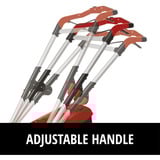 EINHELL Tosaerba professionale a batteria RASARRO 36/40, 36Volt (2x18V), Rasaerba rosso/Nero