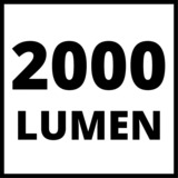 Einhell TE-CL 18/2000 LiAC - Solo LED Nero, Rosso rosso/Nero, LED, 20 lampadina(e), 1,23 kg, Nero, Rosso, Luce da lavoro indipendente