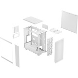 Fractal Design Epoch TG, Chassis Tower bianco