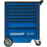 GEDORE Carrello porta attrezzi 2005 0511 con 7 cassetti, Carrelli per attrezzi blu/Nero