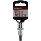 GEDORE Inserto chiave a bussola per cacciavite rosso, 1/2", chiave combinata   cromo