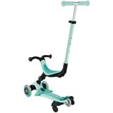 GLOBBER Go-Up Active Lights 360, Scooter verde/Menta
