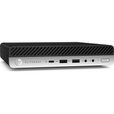 HP EliteDesk 800 G4 MP Ricondizionato, Mini-PC Nero/Argento