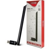 Inter-Tech DMG-19 WLAN 650 Mbit/s Wireless, USB, WLAN, 650 Mbit/s, Nero