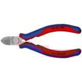 KNIPEX Tronchese 72 02 125, per plastica, Pinze di taglio rosso/Blu