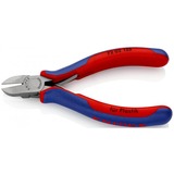 KNIPEX Tronchese 72 02 125, per plastica, Pinze di taglio rosso/Blu