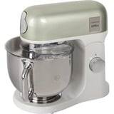 Kenwood kMix KMX760GR Sbattitore con base 1000 W Verde, Grigio, Robot da cucina bianco/Verde, Sbattitore con base, Verde, Grigio, Miscelatura, 5 L, Metallo, Acciaio inox